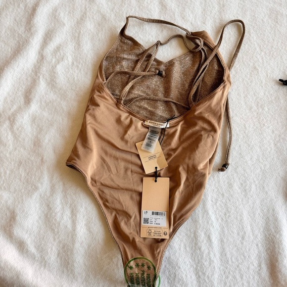 Scotch & Soda Metallic Swimsuit One-piece With Tie Size S - Picture 11 of 12